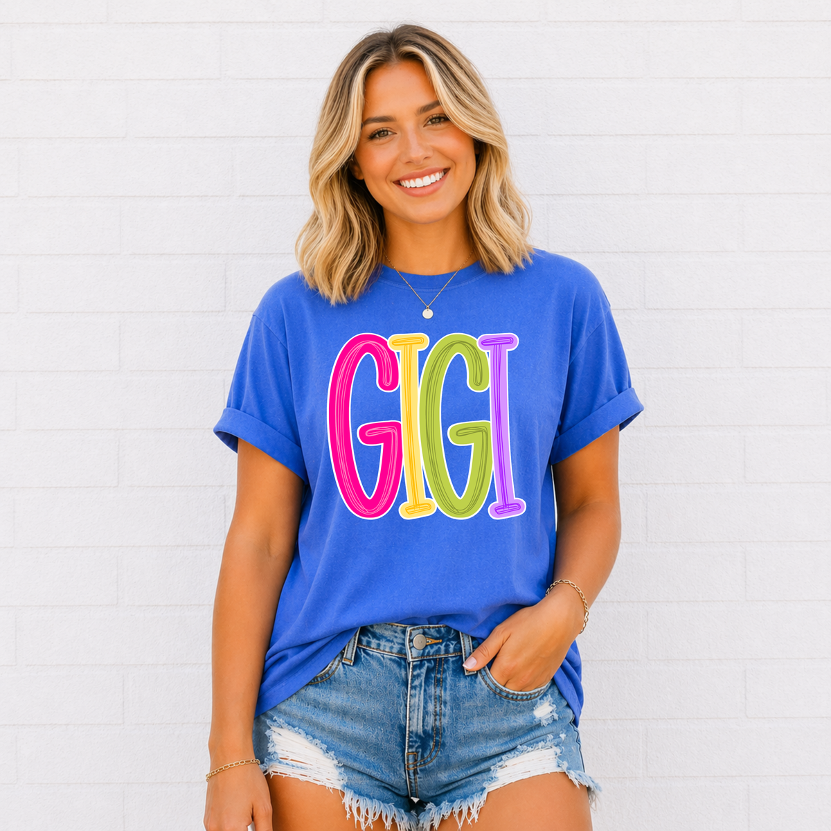 Color Pop-Custom Family Title Tee