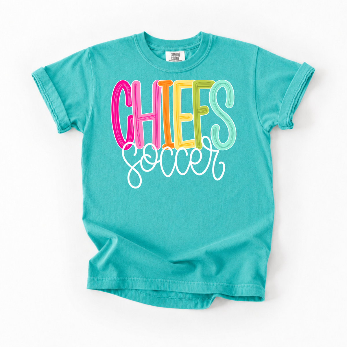 Color Pop-Chiefs Soccer Tee
