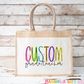 Neon Grade + Teacher Tote Bag