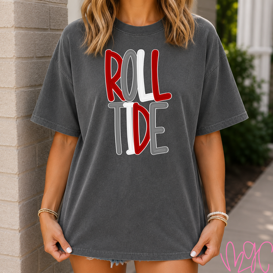 Bubble Roll Tide Tee
