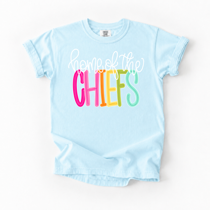 Color Pop-Home Of The Chiefs Tee