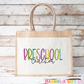 Neon Grade + Teacher Tote Bag