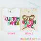 Preppy Christmas Name Tee