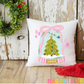Preppy Snowglobe-Custom City Throw Pillow