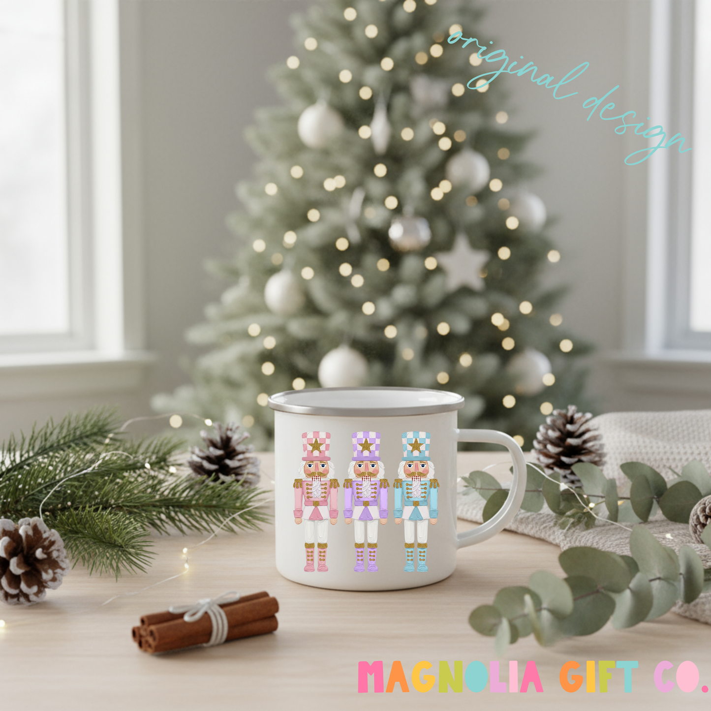 Pastel Nutcracker Trio Coffee Mug