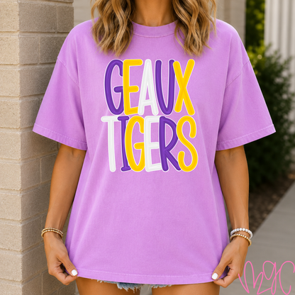 Bubble Geaux Tigers Tee