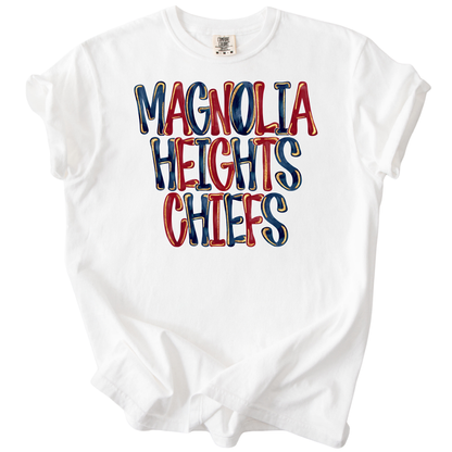 Glitter Pop-Magnolia Heights Chiefs Tee