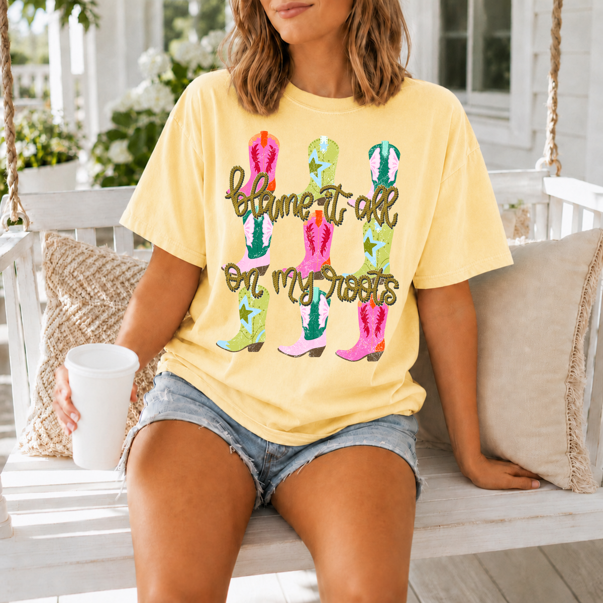 Blame It All On My Roots Tee