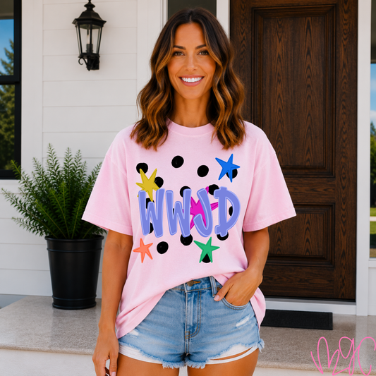 Dotted WWJD Tee