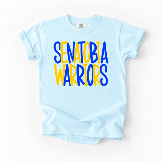 Bubble Senatobia Warriors Tee