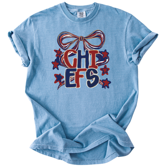 Preppy Bow-Chiefs Tee
