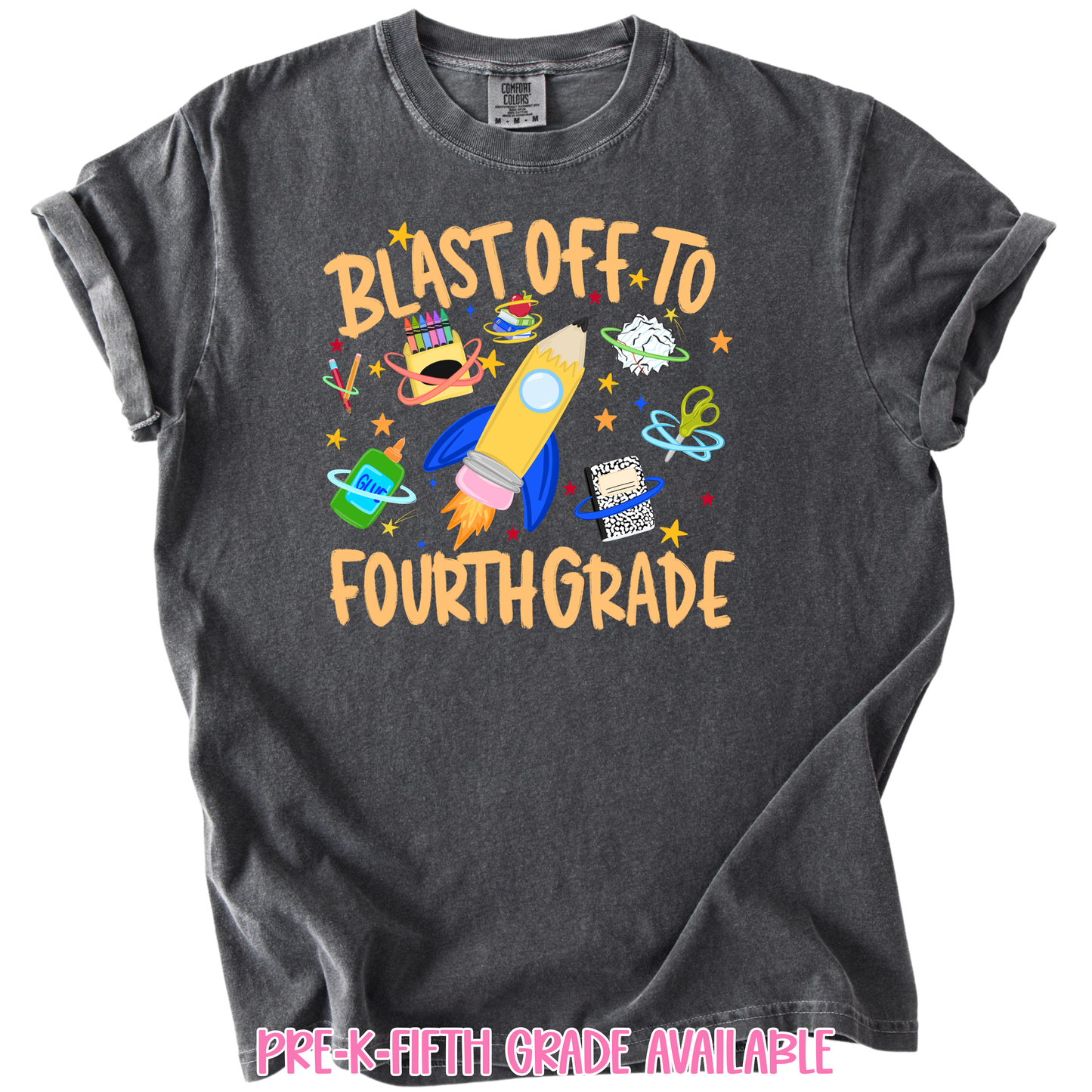 Primary Blast Off Grades Tee (PreK-Fifth)