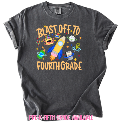 Primary Blast Off Grades Tee (PreK-Fifth)