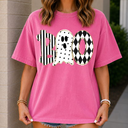 Pattern Boo Ghost Tee