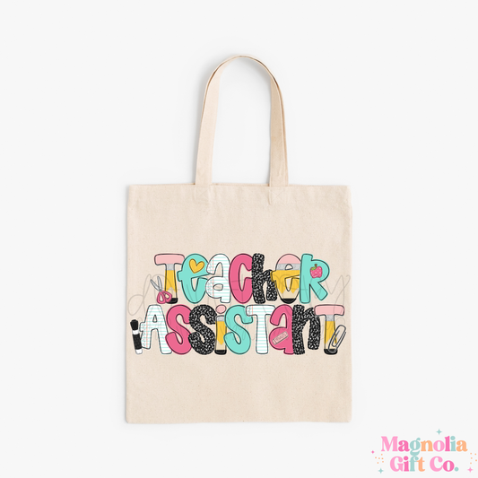 Teacher Assistant Tote Bag