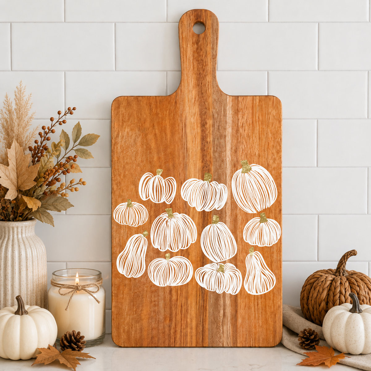 All The Pumpkins Cutting Board