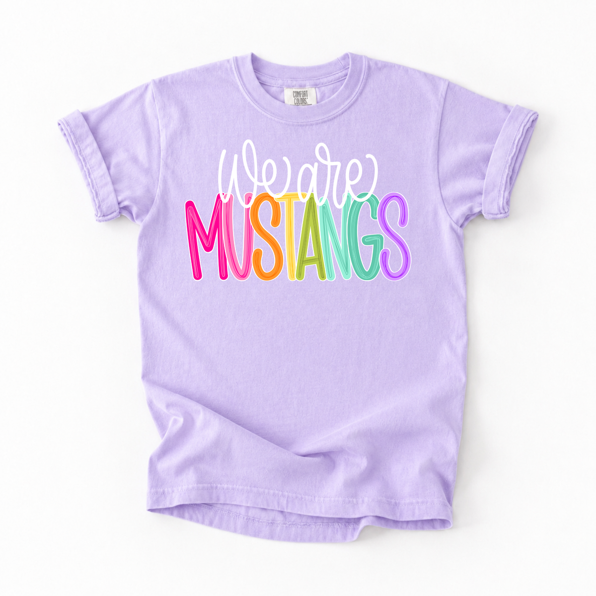 Color Pop-We Are Mustangs Tee