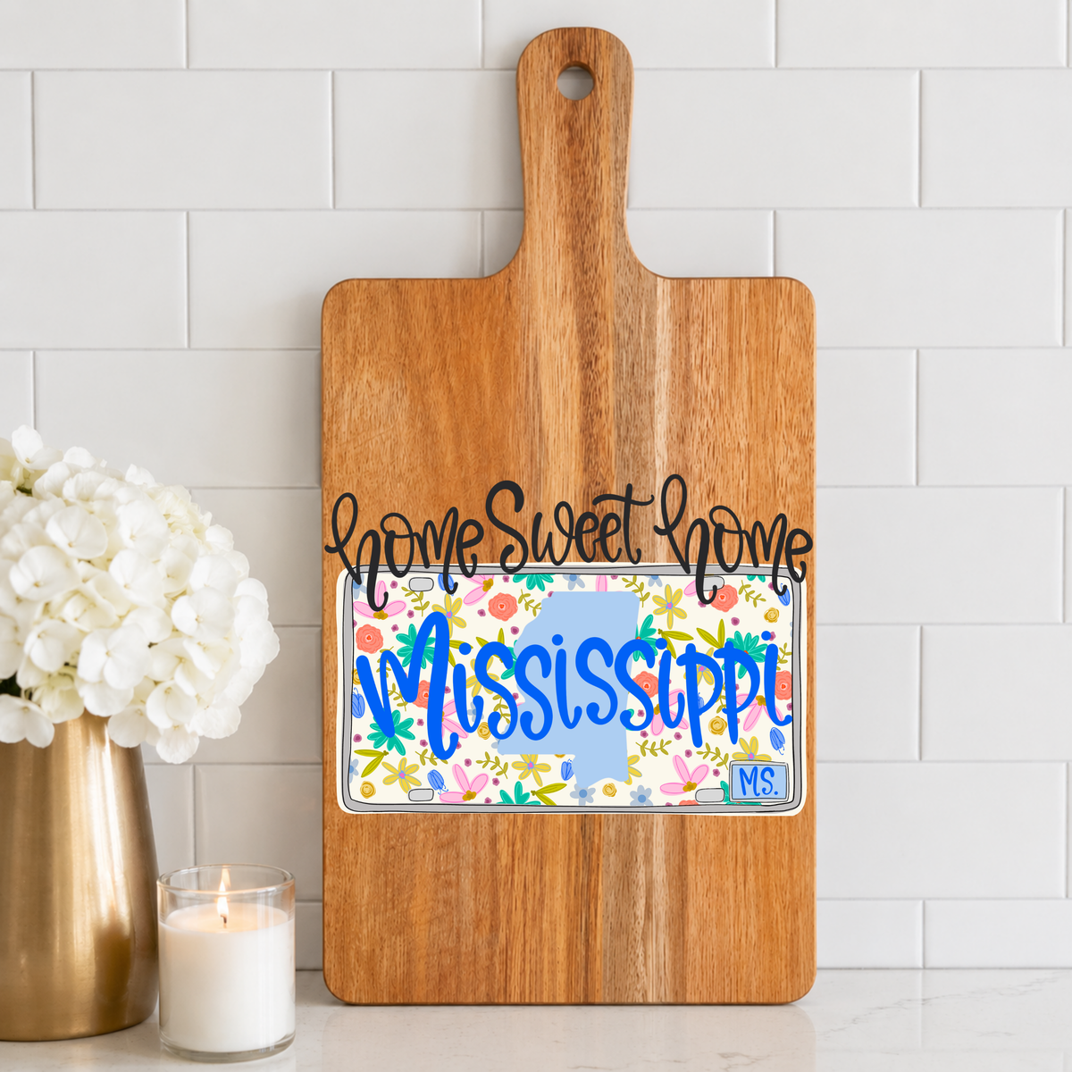Home Sweet Home-MS Cutting Board