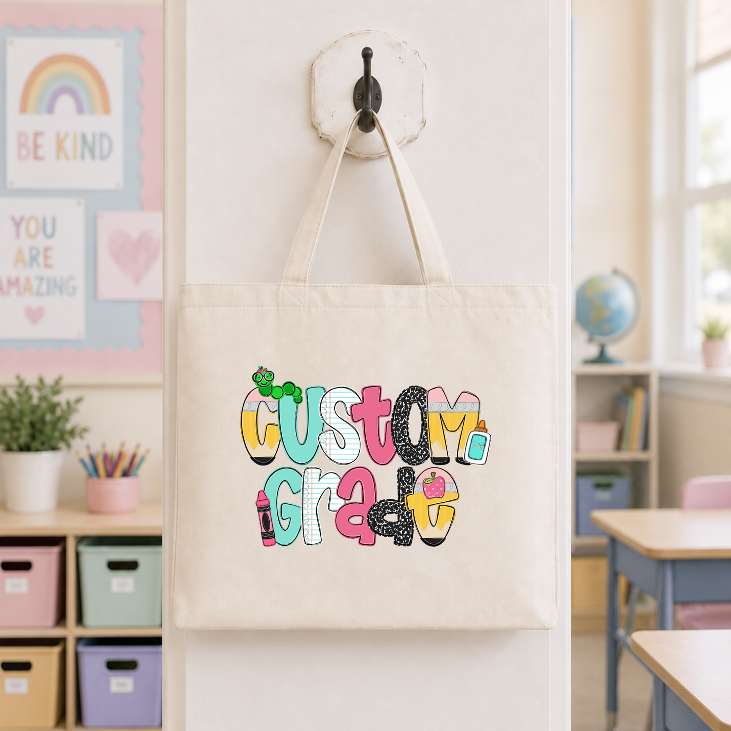 Pastel Custom Grade Tote Bag