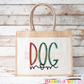 Muted Dog Mom Tote Bag