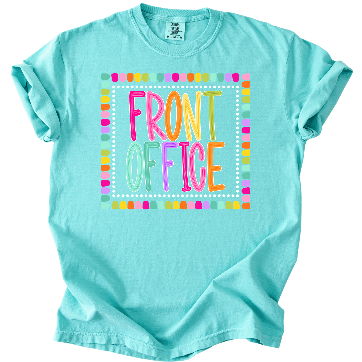 Color Pop-Front Office Tee