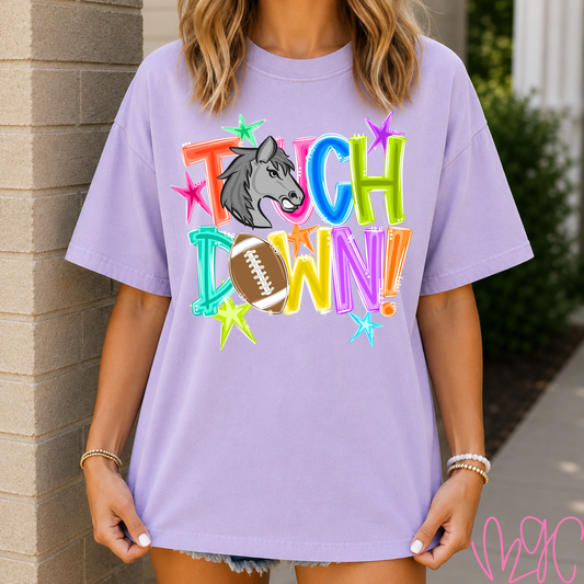 Touchdown-Mustangs Tee