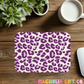 Purple Leopard Mousepad