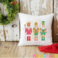 Colorful Nutcracker Trio Throw Pillow