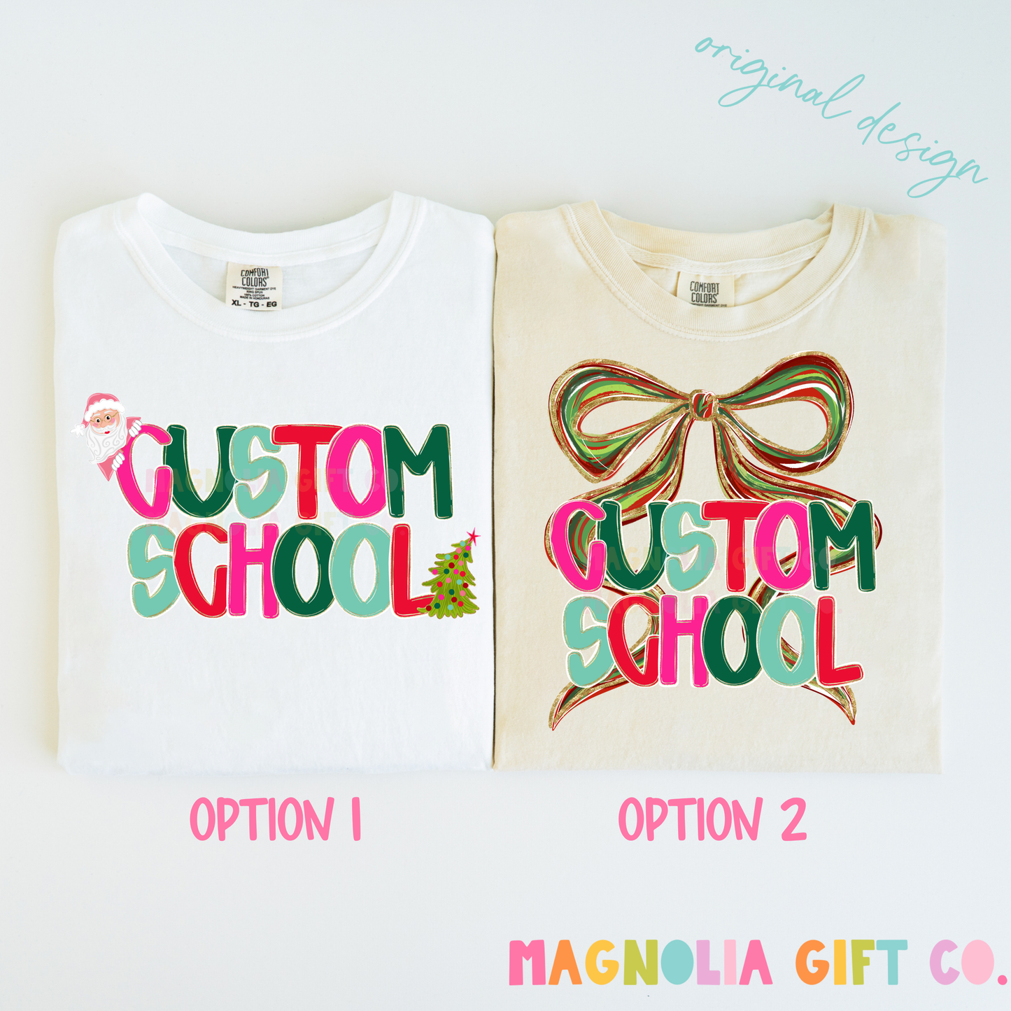 Preppy Christmas School Tee