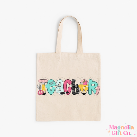 Teacher Tote Bag