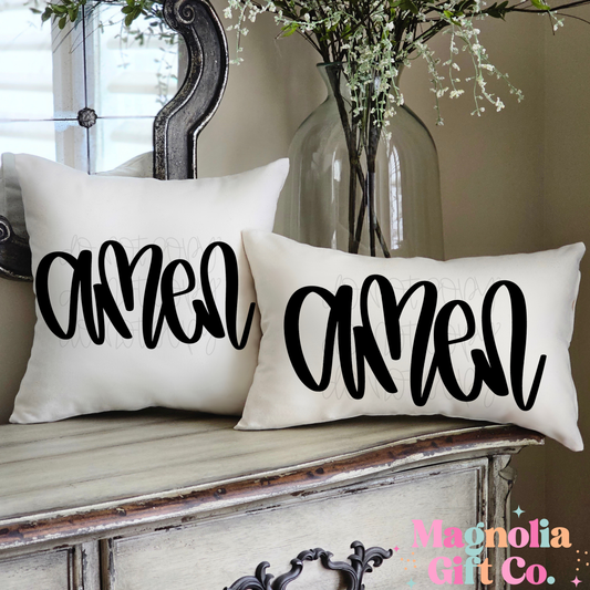 Amen Throw Pillow