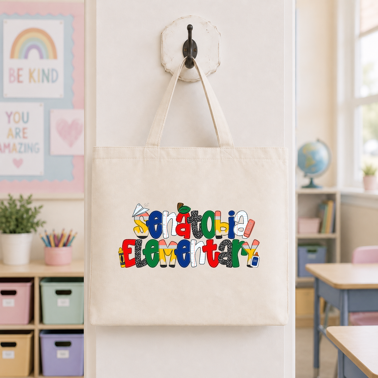 Primary Custom School Tote Bag