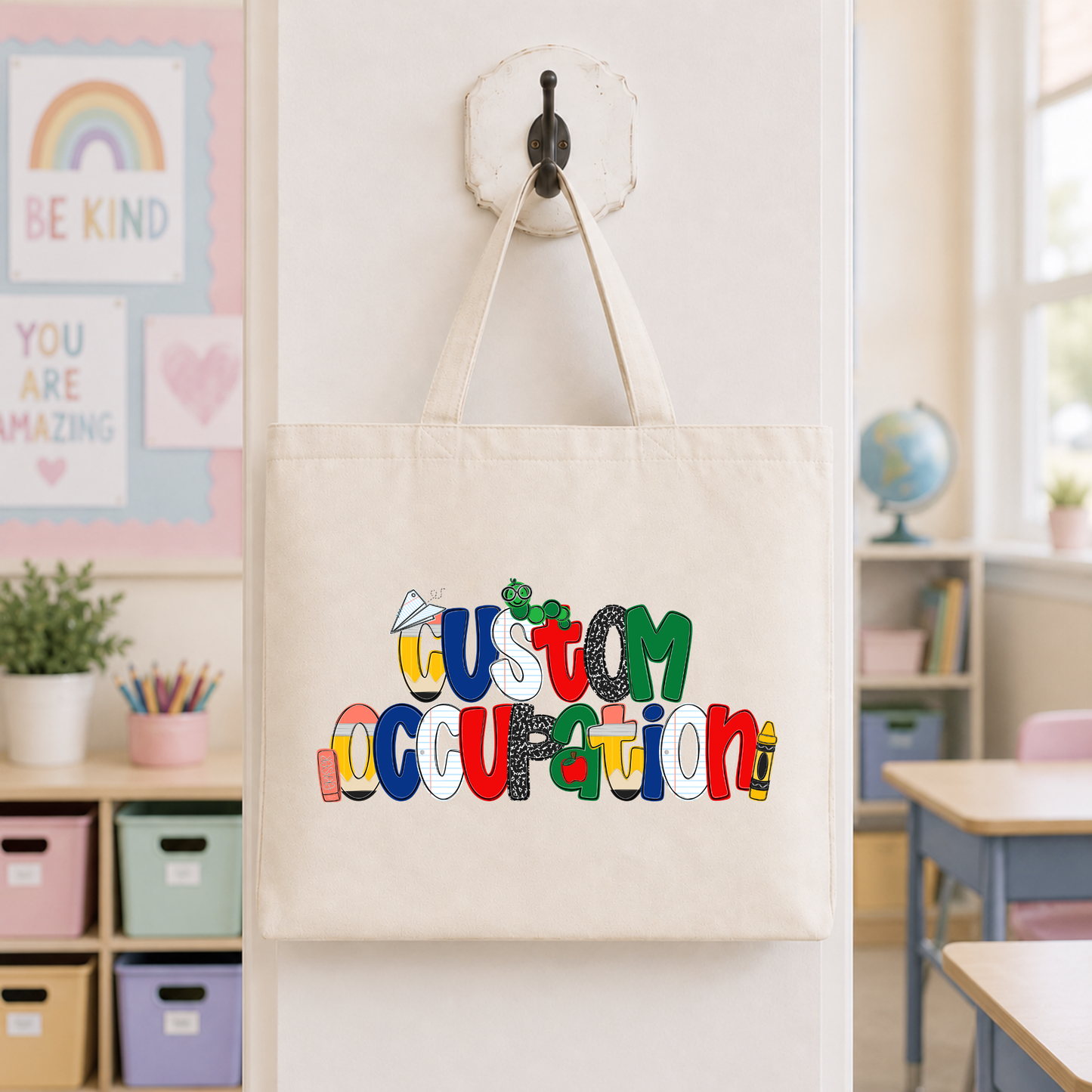 Primary Custom Occupation Tote Bag