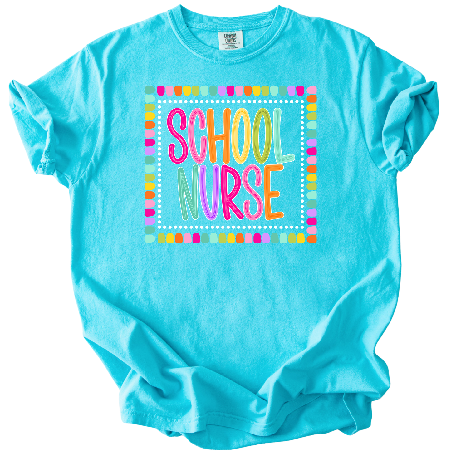 Color Pop-School Nurse Tee
