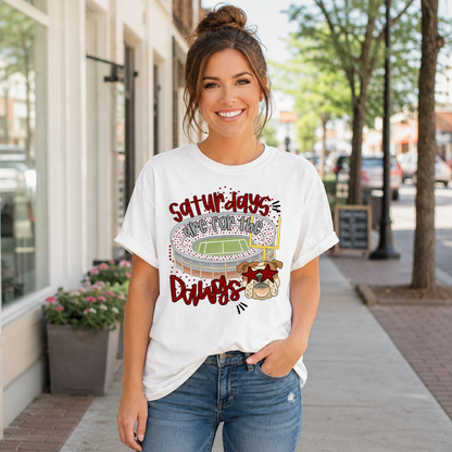 Saturdays Are For The Dawgs Tee