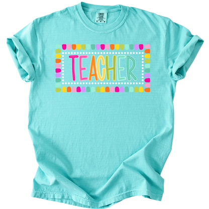 Color Pop-Teacher Tee