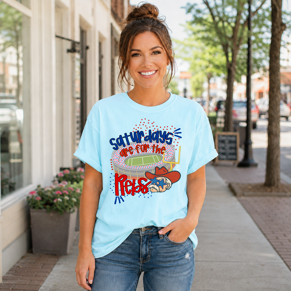 Saturdays Are For The Rebs Tee