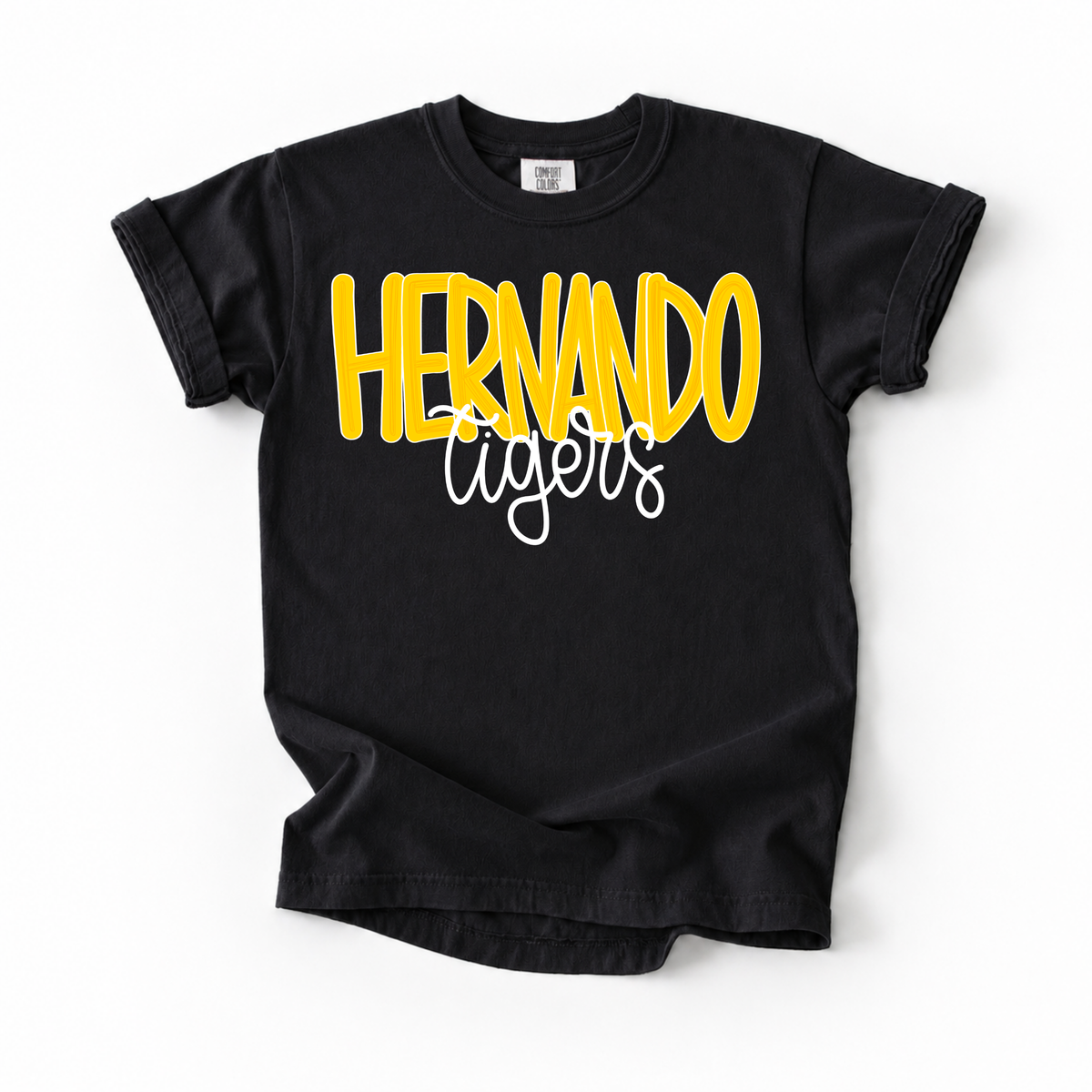 Bubble Hernando Tigers (Gold) Tee