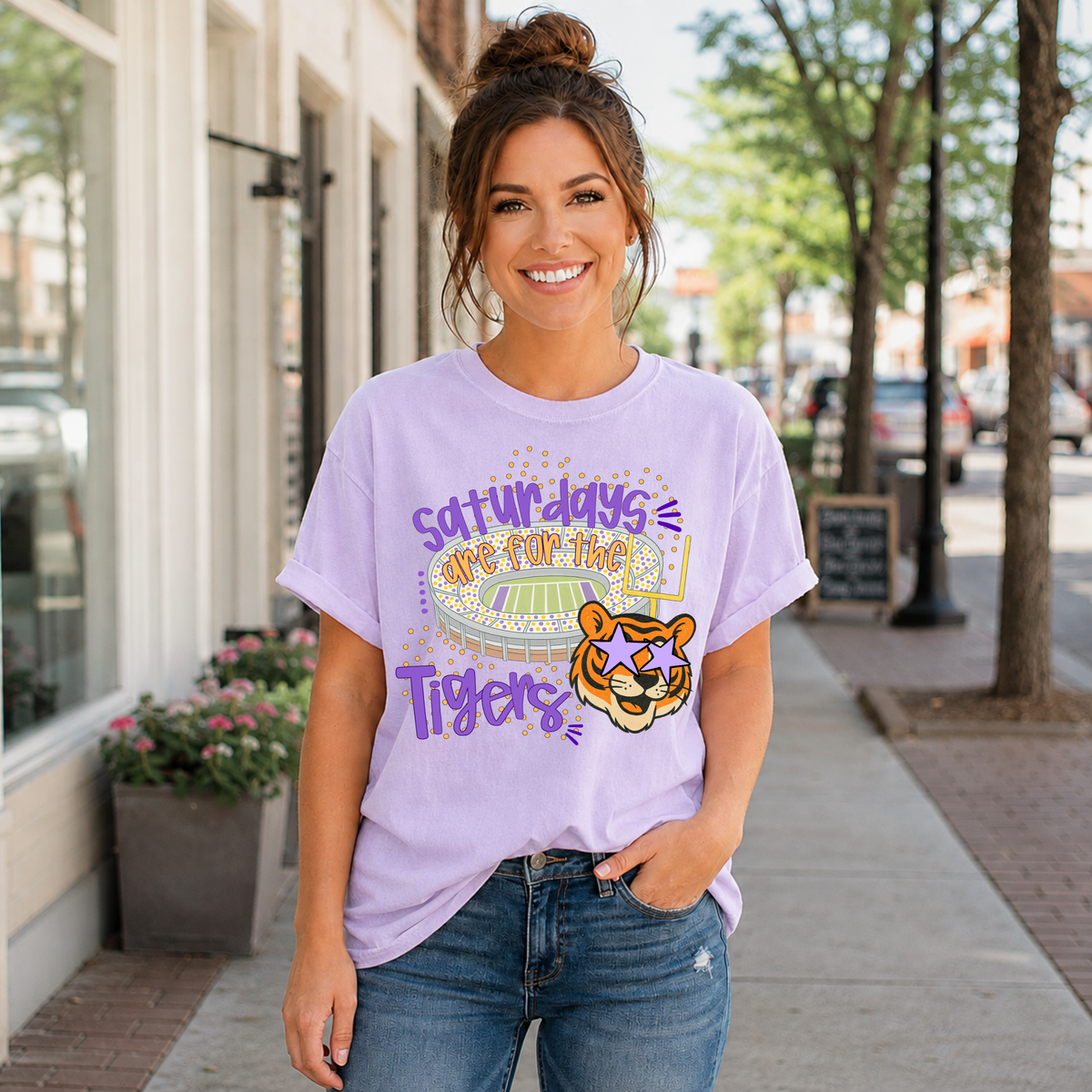 Saturdays Are For The Tigers Tee