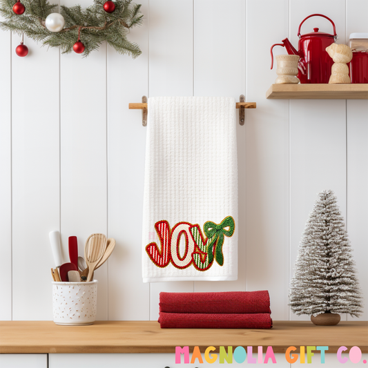 Joy Yarn Tea Towel