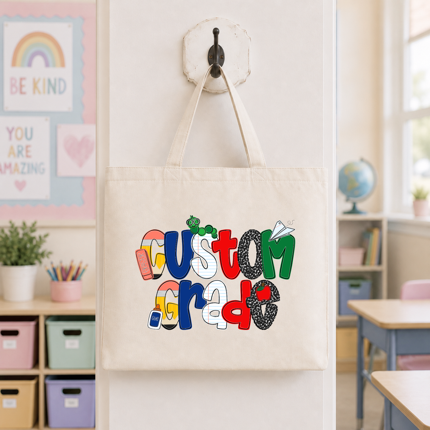 Primary Custom Grade Tote Bag
