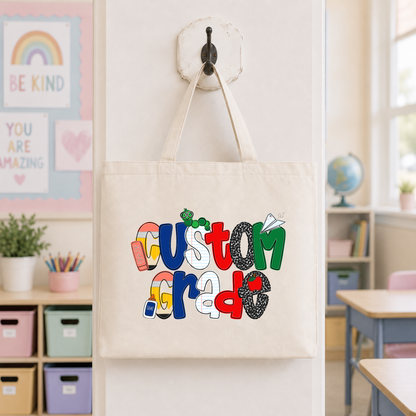 Primary Custom Grade Tote Bag