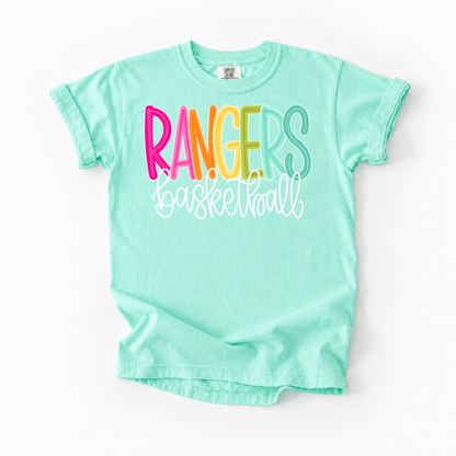 Color Pop-Rangers Basketball Tee