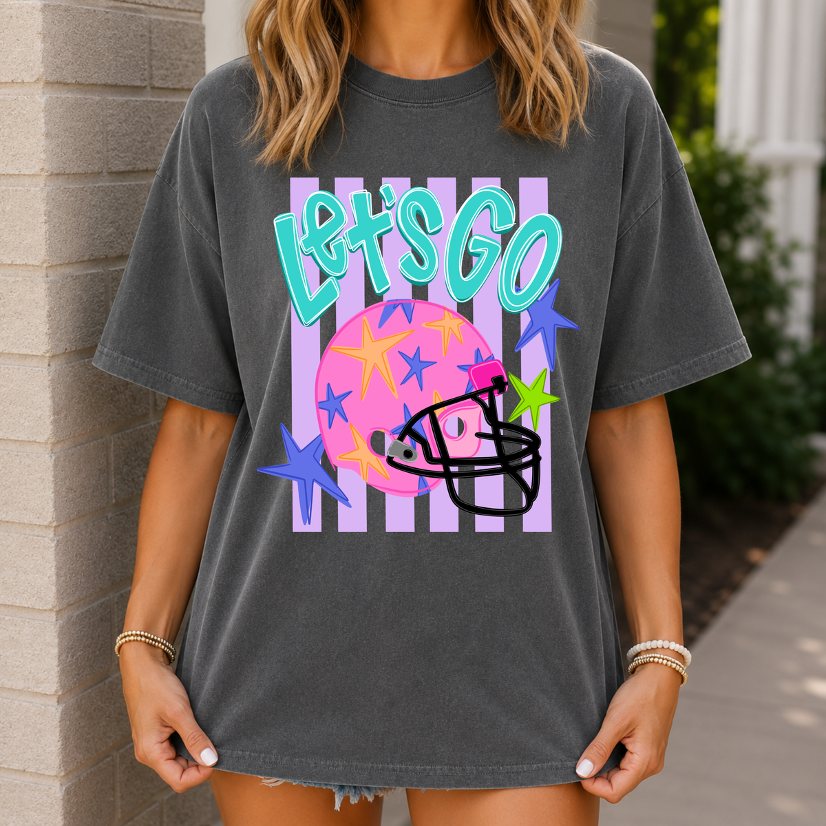 Neon Let's Go Tee