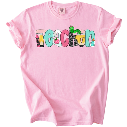 Pastel Teacher Tee