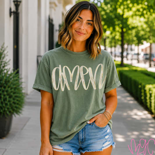 Brushed Amen Tee