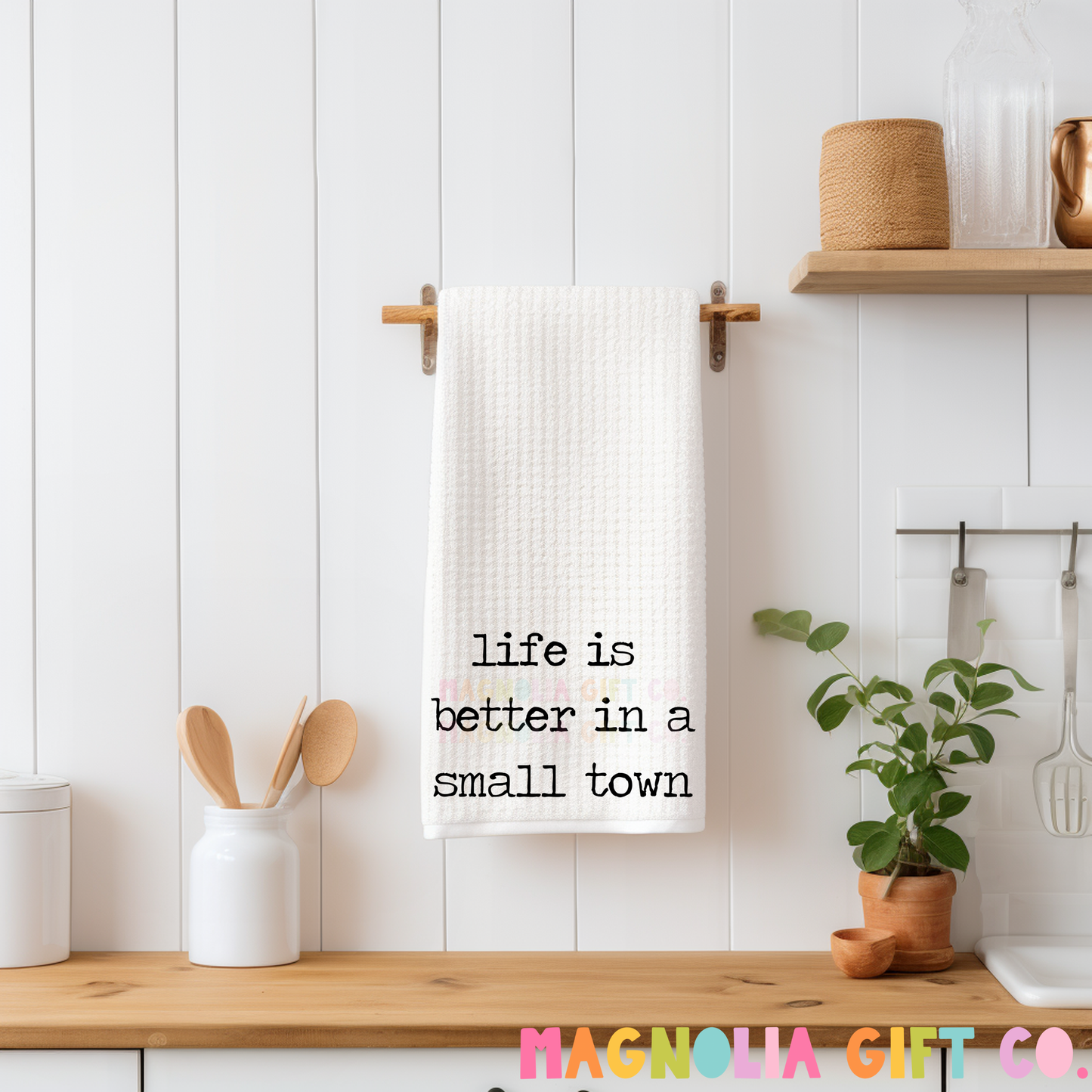 Life Is Better Tea Towel