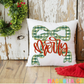 Merry Bow Throw Pillow