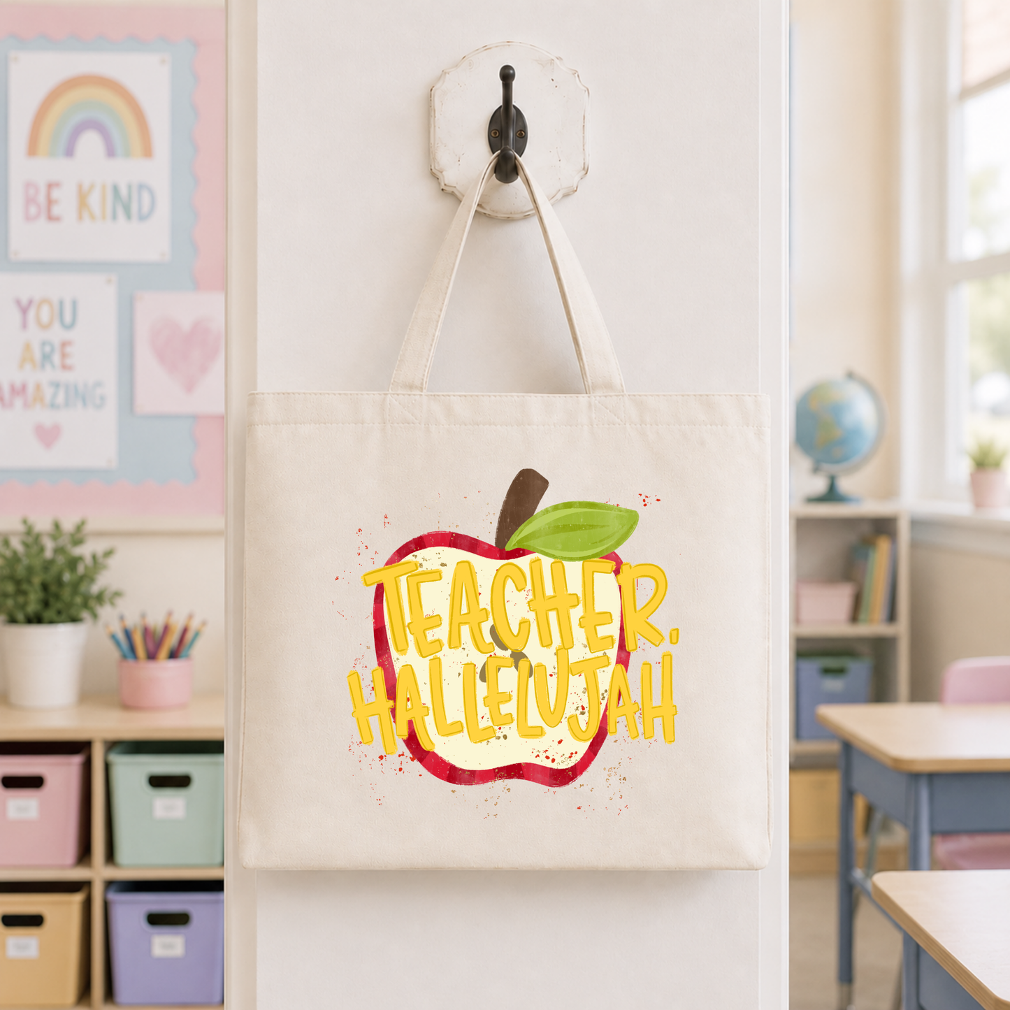 Teacher Hallelujah Tote Bag