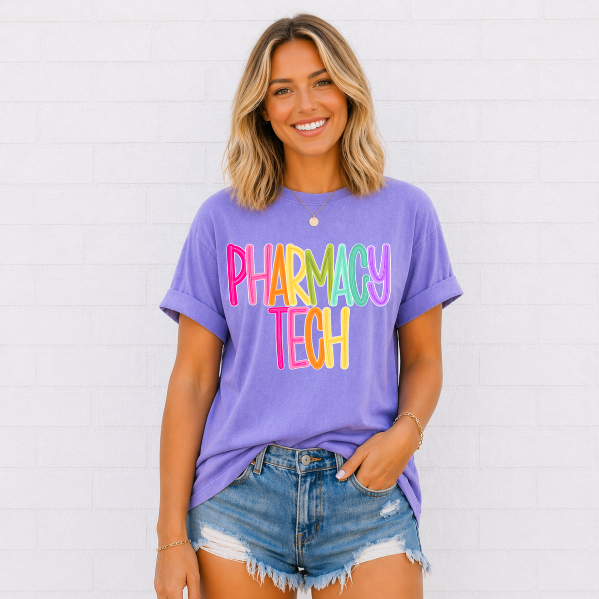 Color Pop-Custom Occupation Tee